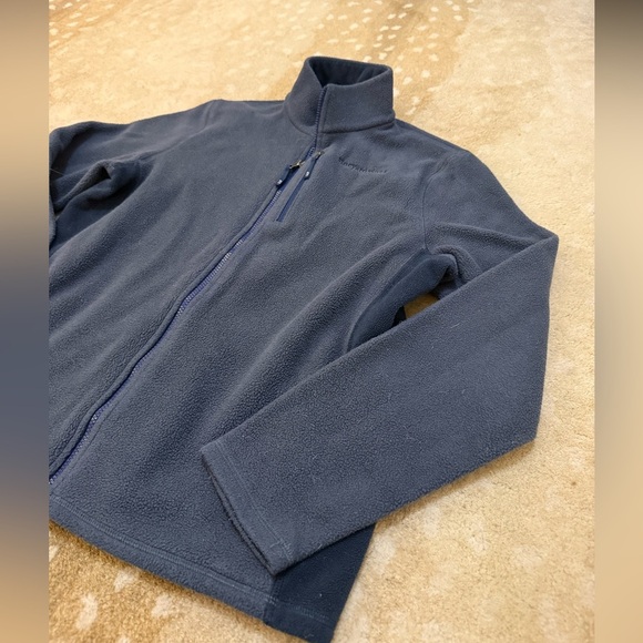 Vineyard Vines women’s XL navy blue grey full zip up fleece - Picture 3 of 8